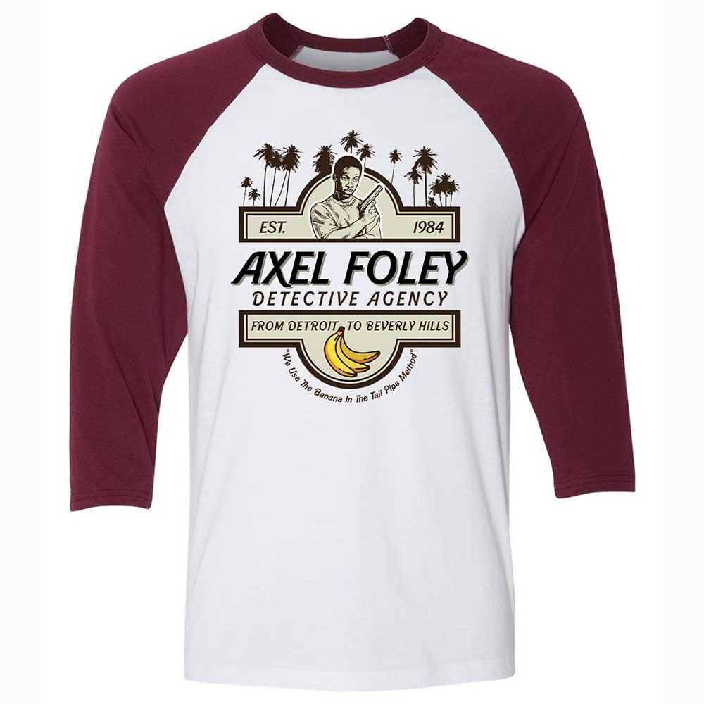 Unisex 3/4 Baseball Tee - A6J48JCT - White/Maroon - 7