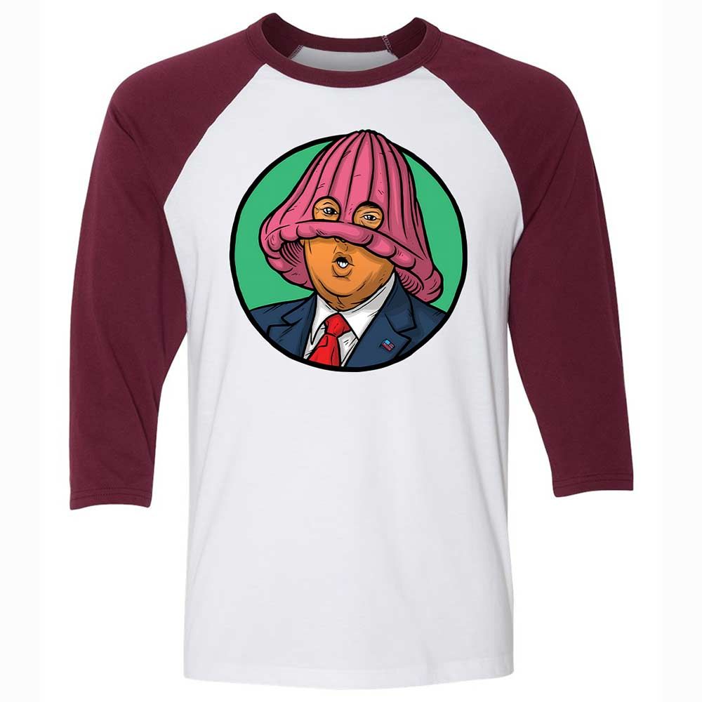 Dumb Donald - White/Maroon - 7