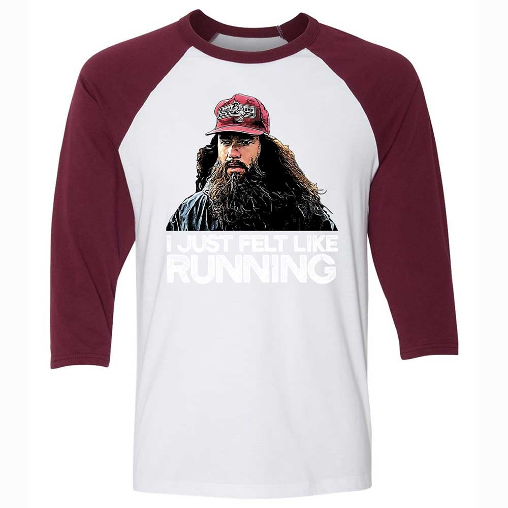 Unisex 3/4 Baseball Tee - LMJ7GV4B - White/Maroon - 7