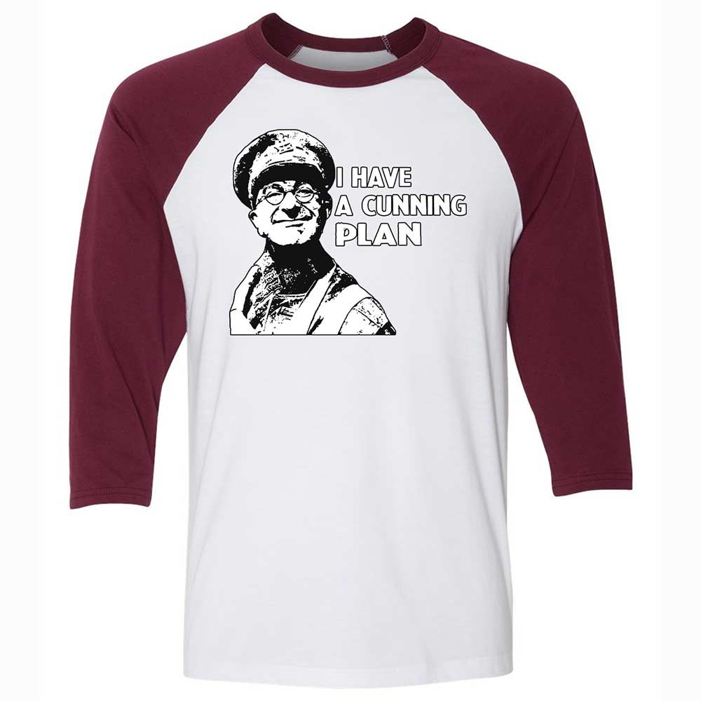 Unisex 3/4 Baseball Tee - 8ZSWFZV7 - White/Maroon - 7