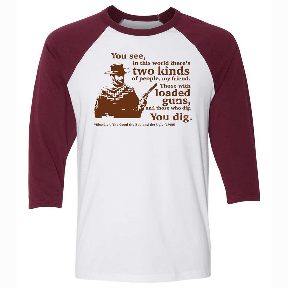 The Man with No Name - White/Maroon - 7