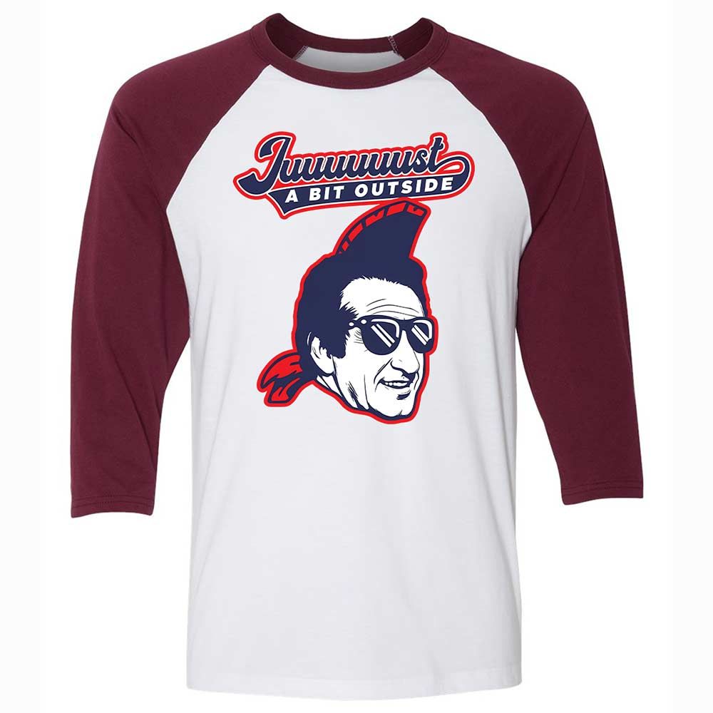 Juuuuust a bit outside - White/Maroon - 7