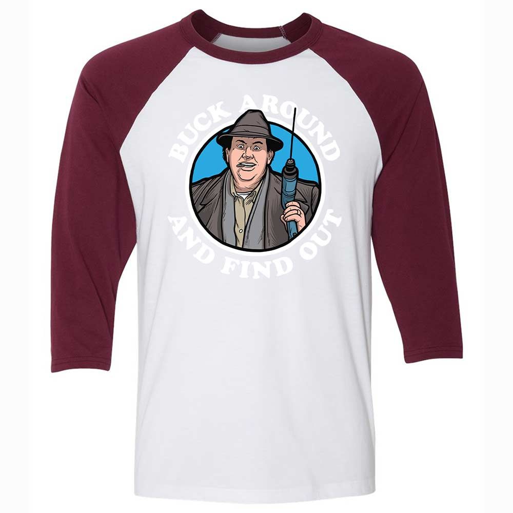 Buck Around & Find Out - White/Maroon - 7