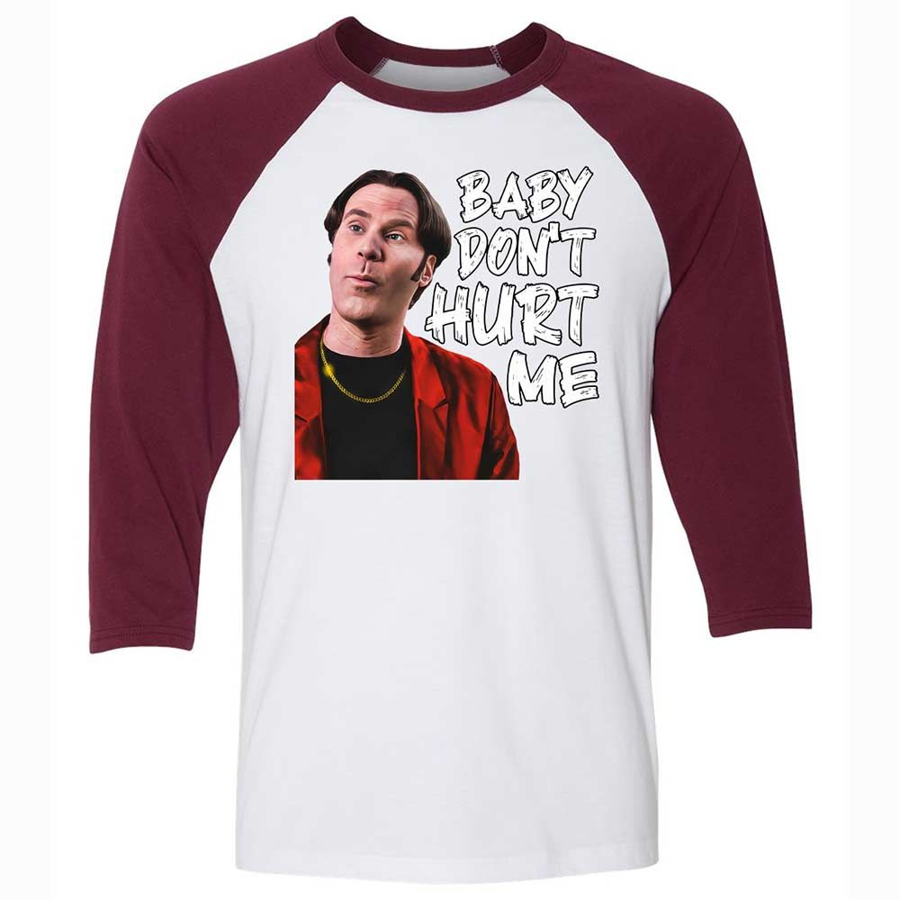 Baby Don't Hurt Me - White/Maroon - 7