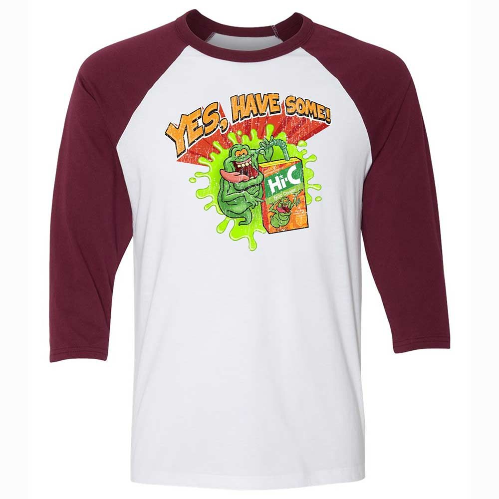 Unisex 3/4 Baseball Tee - SC6QFP5W - White/Maroon - 7