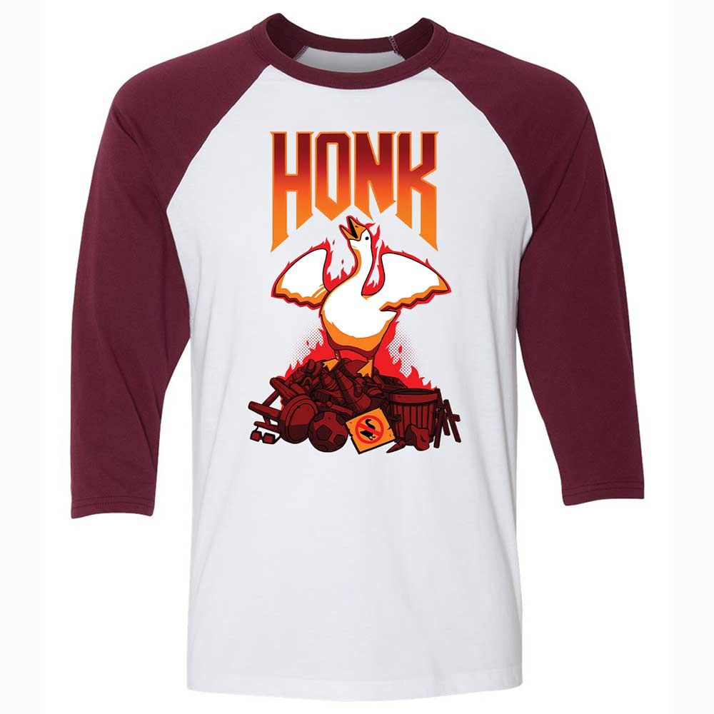 Honk - White/Maroon - 7