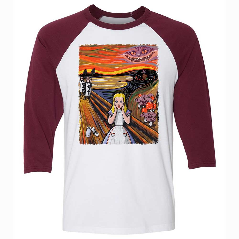 Alice in Screamland - White/Maroon - 7