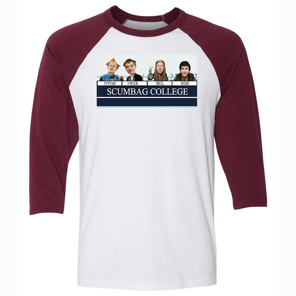 The Young Ones Scumbag - White/Maroon - 7