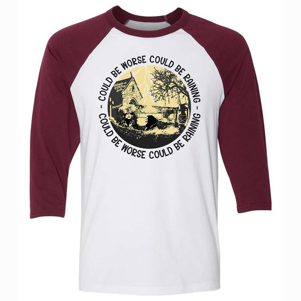 Could be worse - White/Maroon - 7