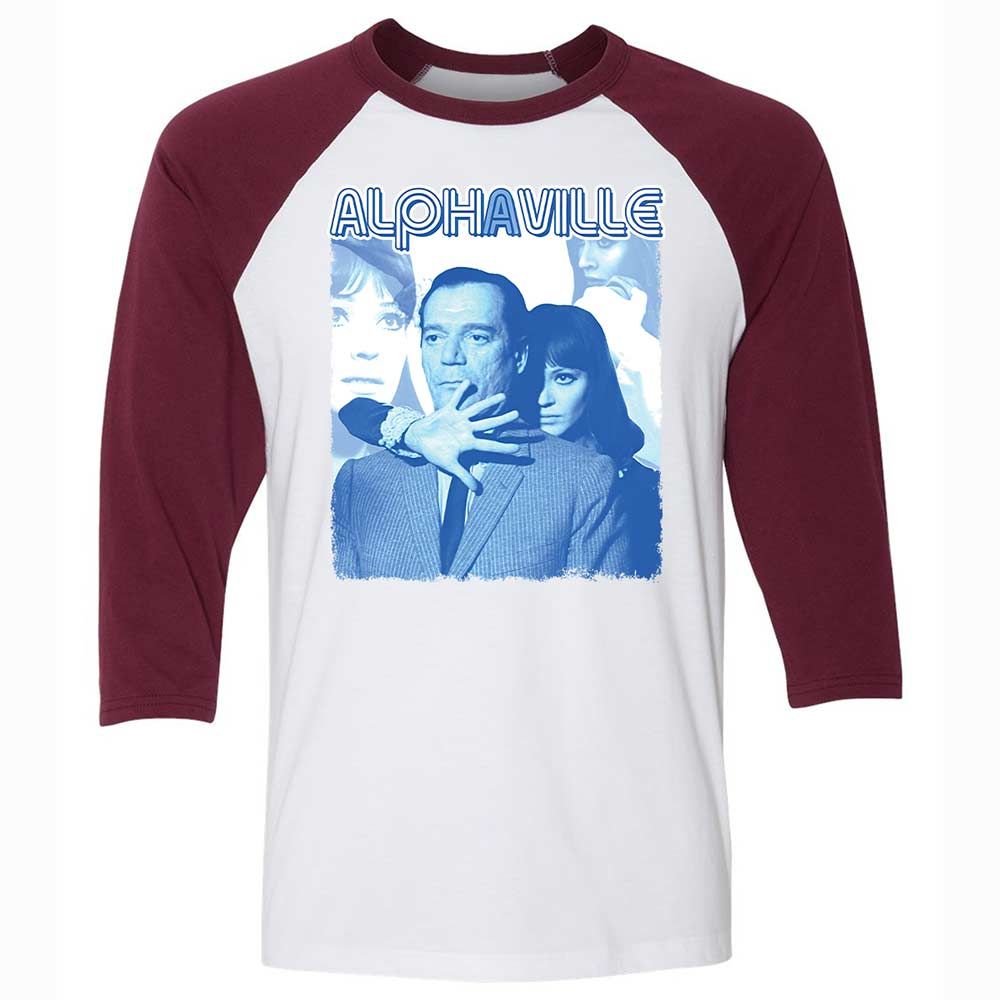 Unisex 3/4 Baseball Tee - WEJC18ME - White/Maroon - 7