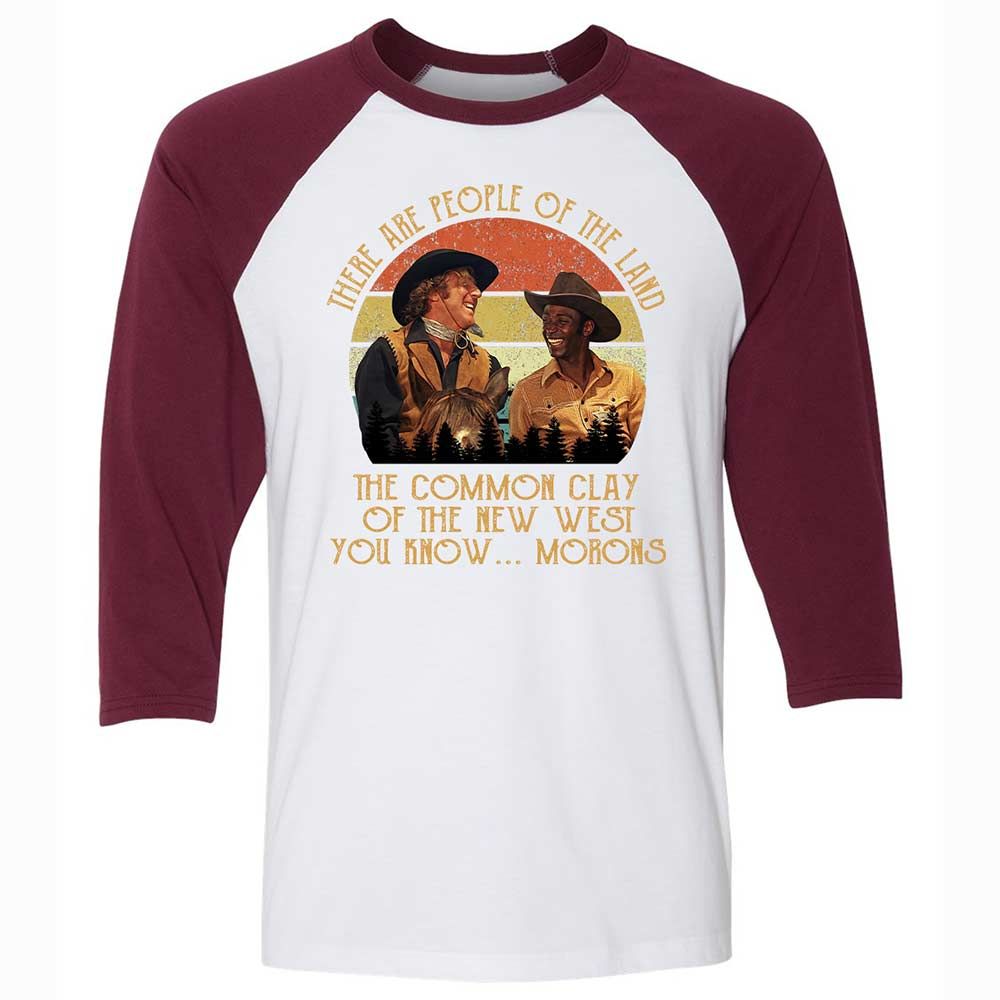 These Are People Of The Land - White/Maroon - 7