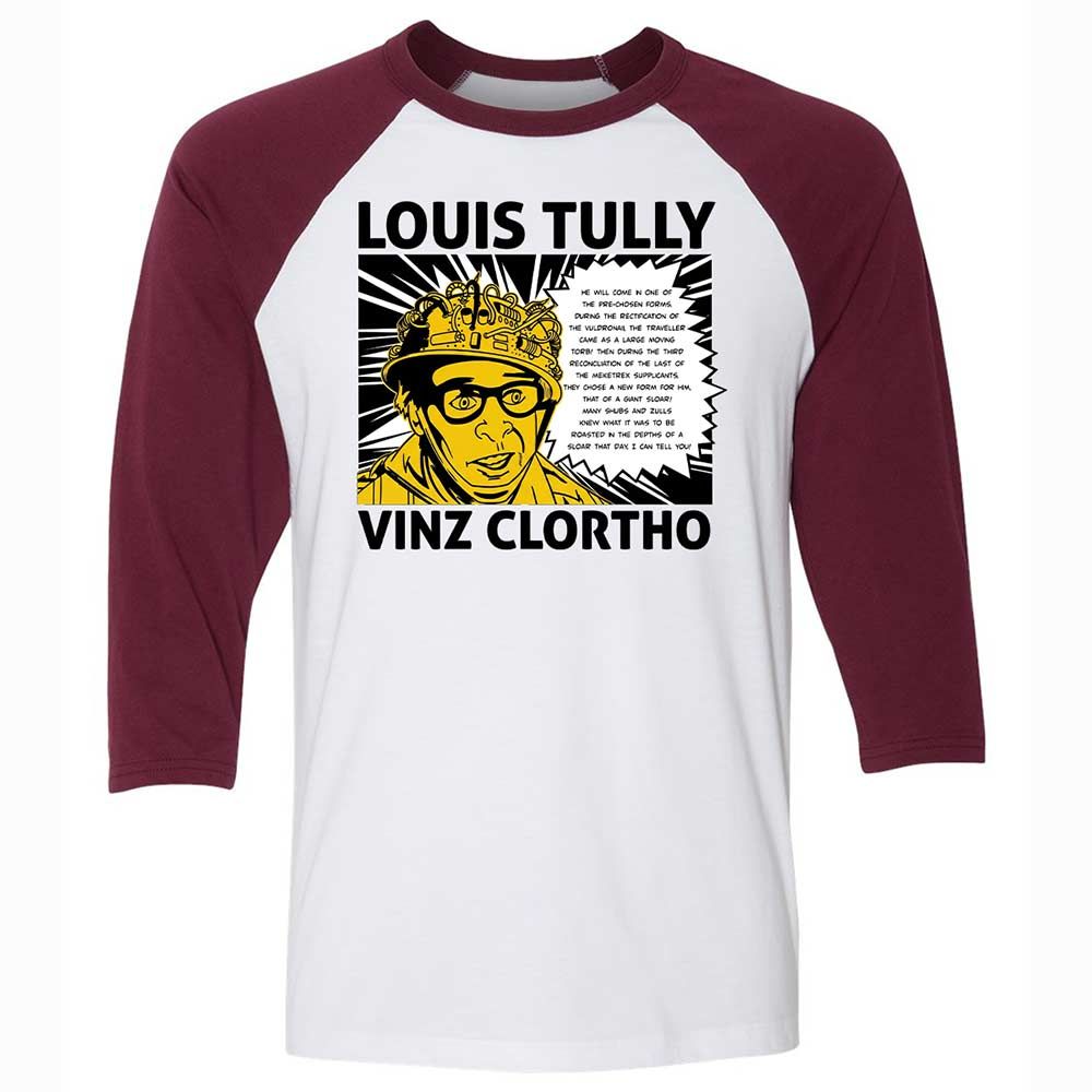 Unisex 3/4 Baseball Tee - 7KRP34PW - White/Maroon - 7