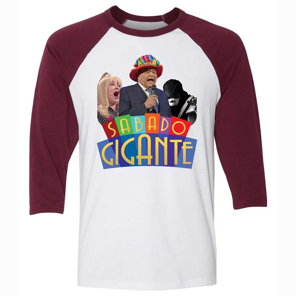 Unisex 3/4 Baseball Tee - TGPRZWYY - White/Maroon - 7