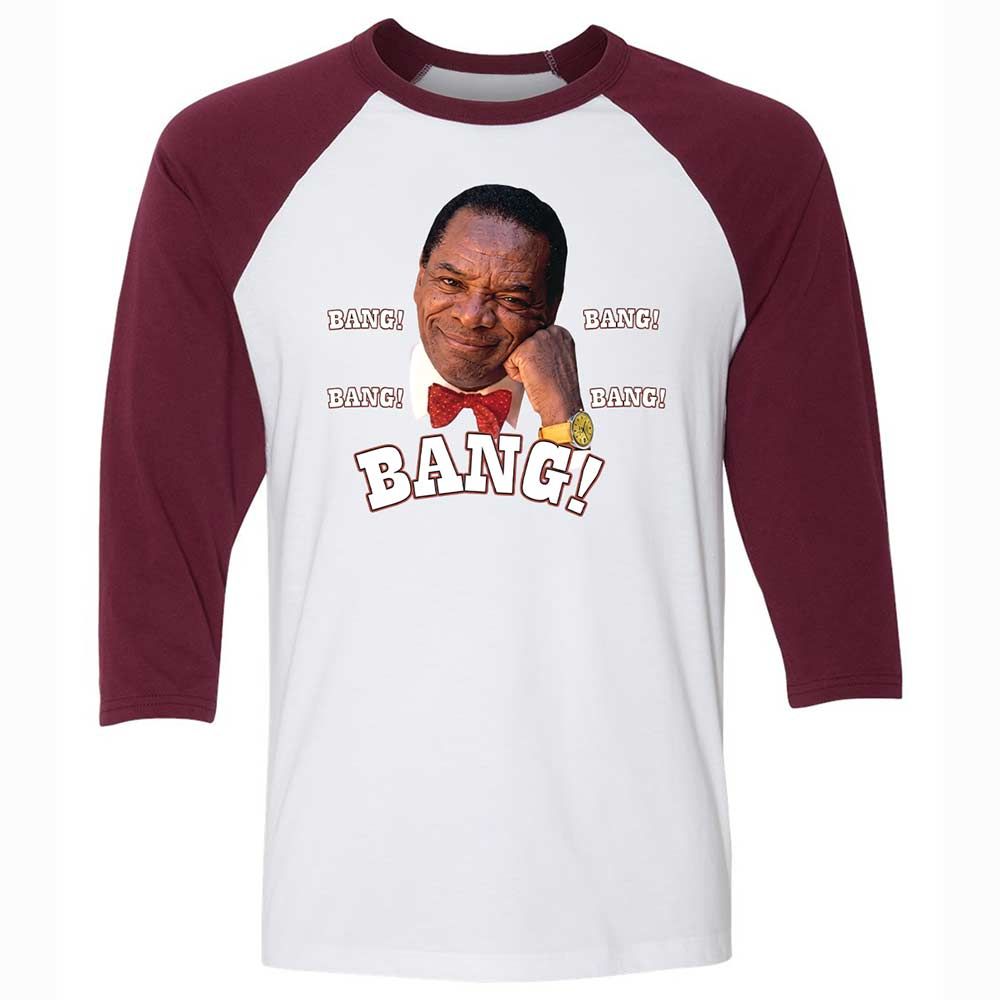Unisex 3/4 Baseball Tee - 11USQLZR - White/Maroon - 7