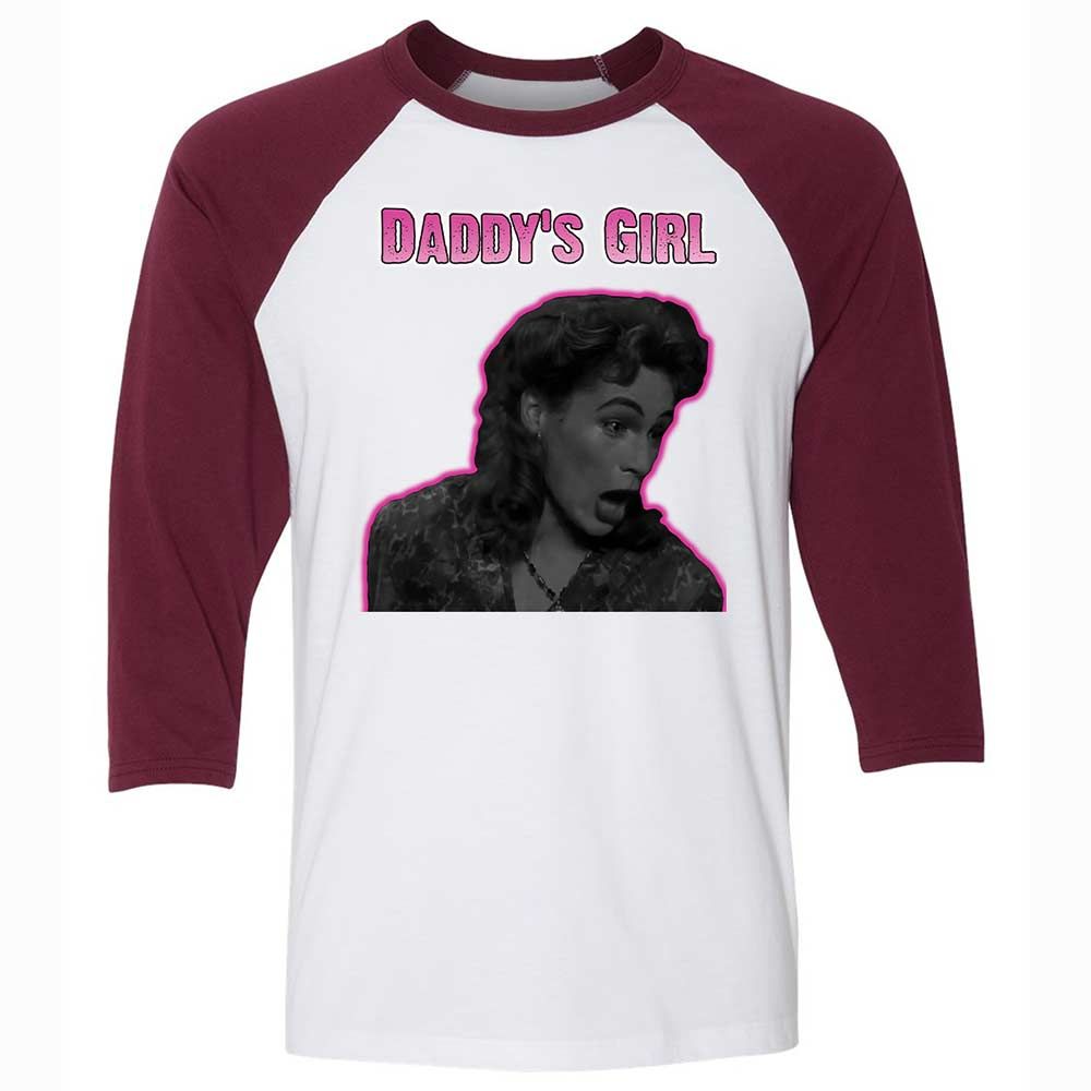 Daddy's Girl - White/Maroon - 7