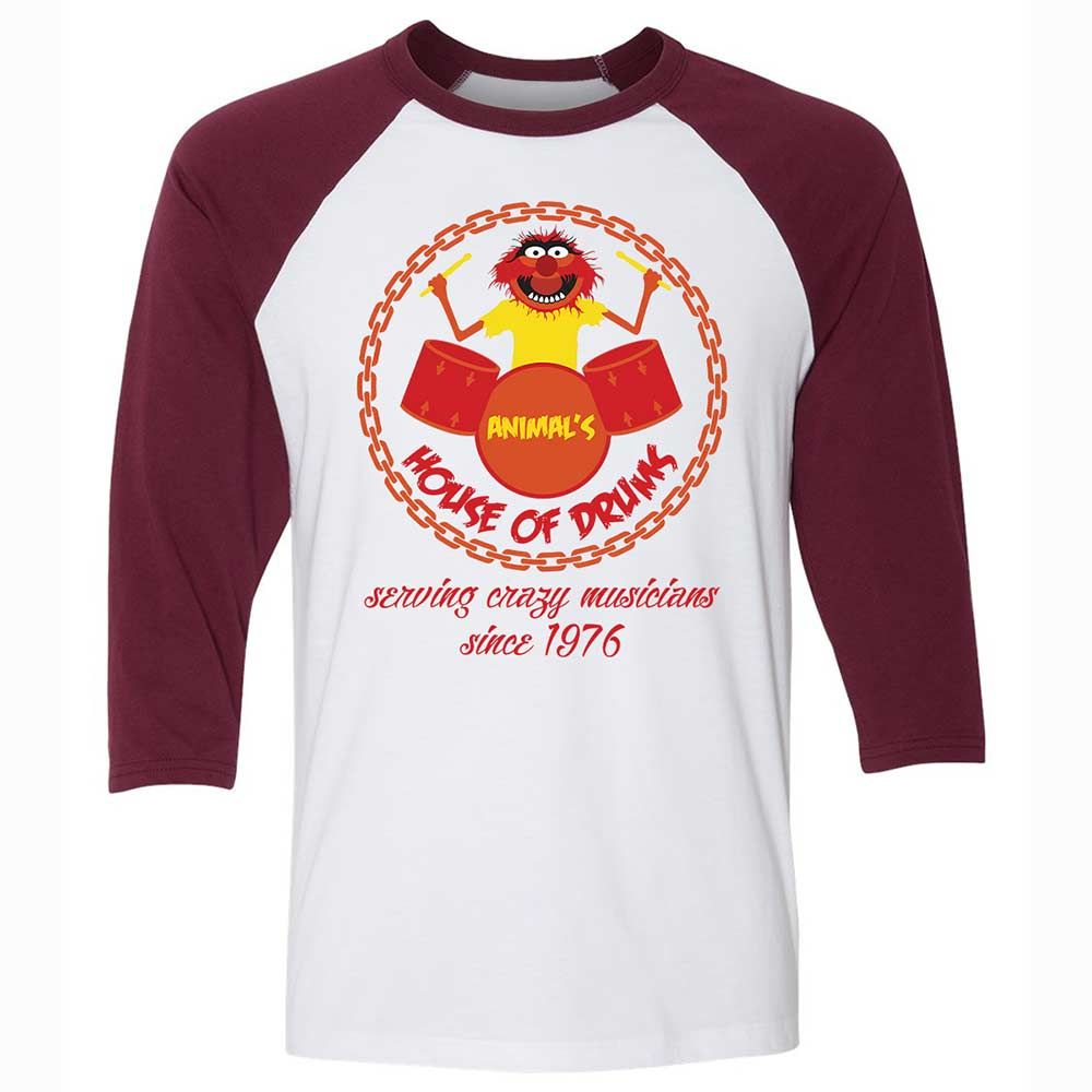 House of Drums - White/Maroon - 7