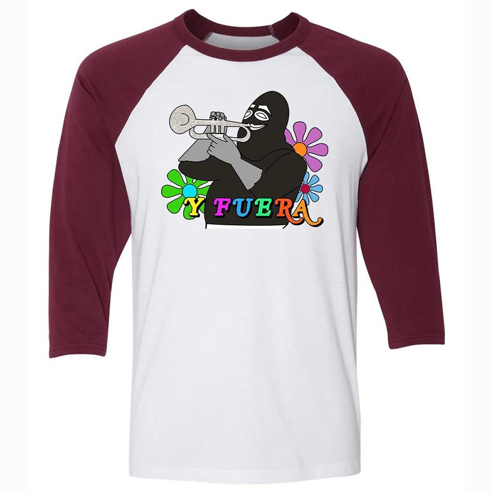 Y Fuera - White/Maroon - 7