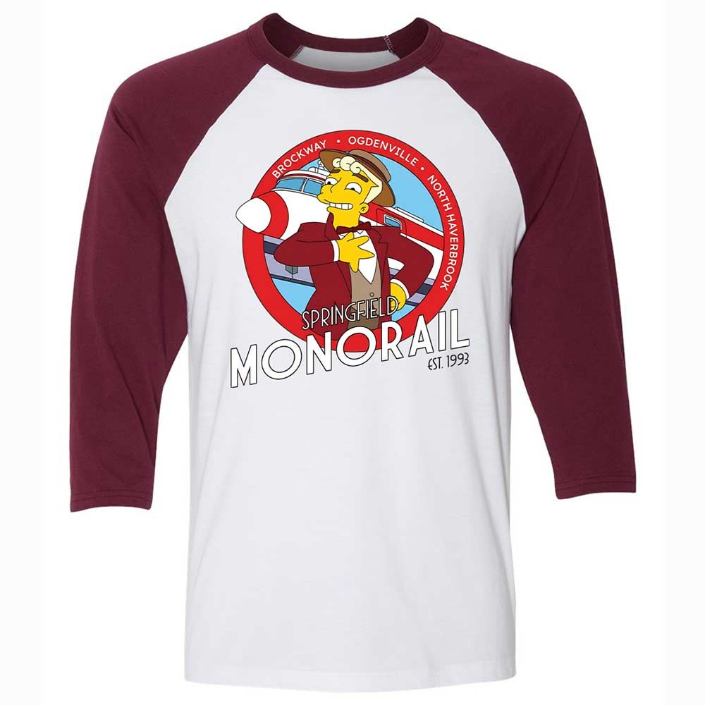 Springfield Monorail - White/Maroon - 7