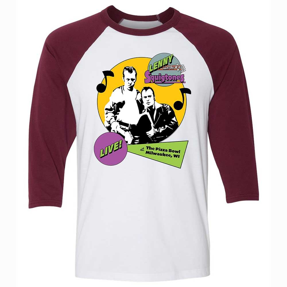 The Midnight Comedy Rockers - White/Maroon - 7