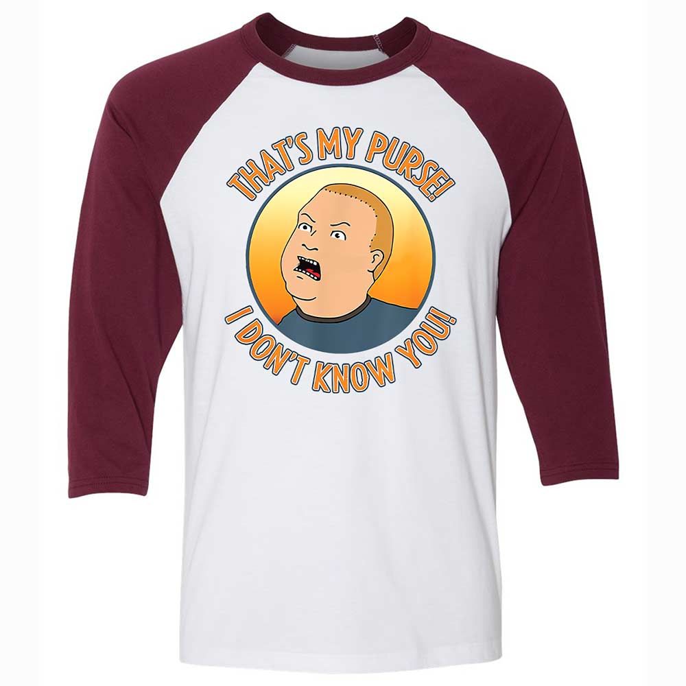 Unisex 3/4 Baseball Tee - 75NCL96N - White/Maroon - 7