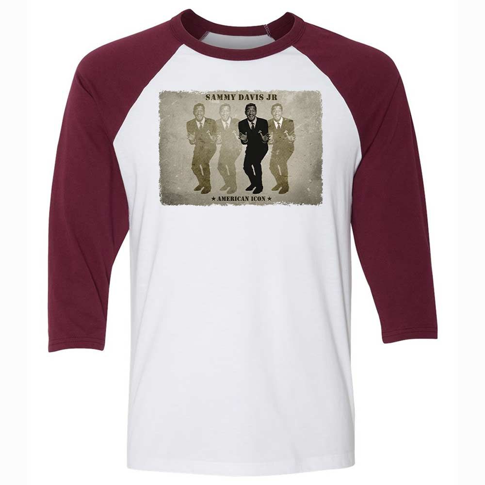 Unisex 3/4 Baseball Tee - EFF8CK4E - White/Maroon - 7