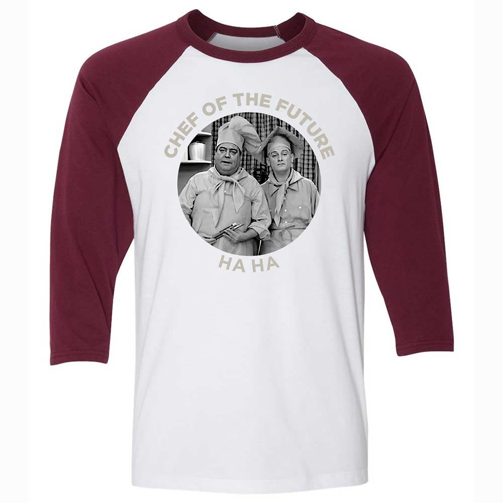 Unisex 3/4 Baseball Tee - 8RYLLW4U - White/Maroon - 7