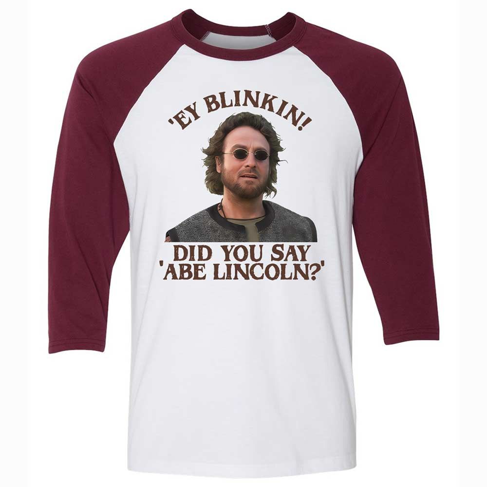 Did You Say Abe Lincoln - White/Maroon - 7