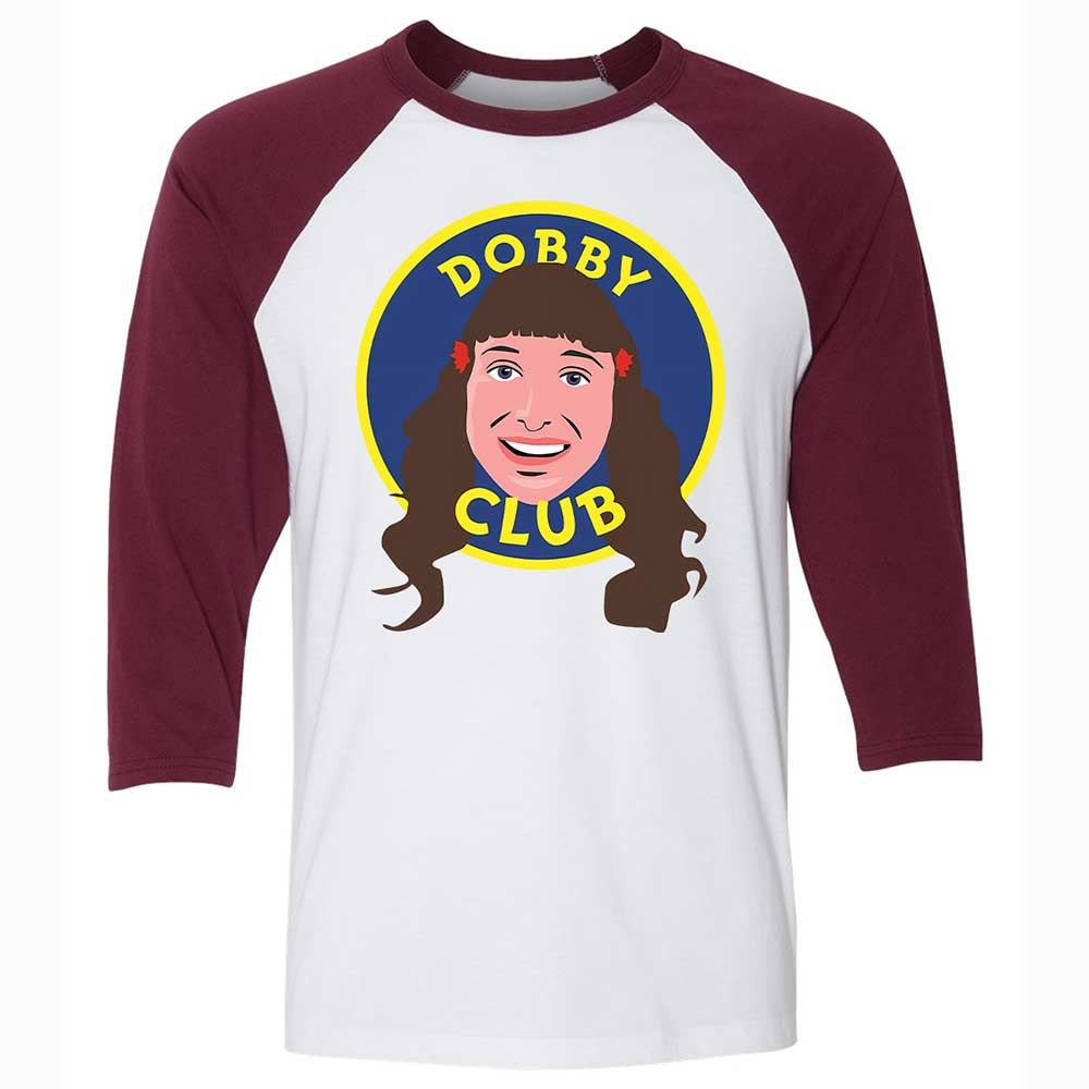 Unisex 3/4 Baseball Tee - D7WKA29V - White/Maroon - 7