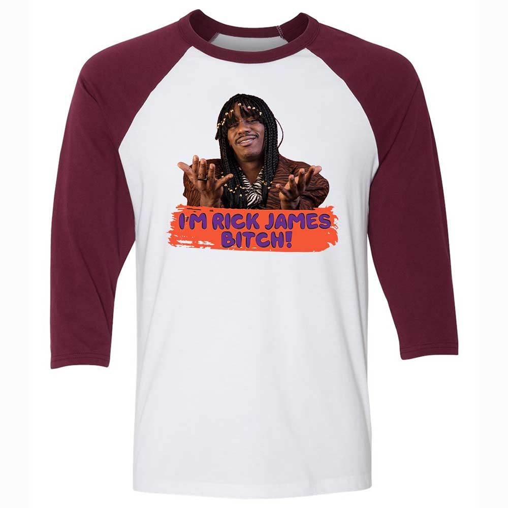 Bitch - White/Maroon - 7