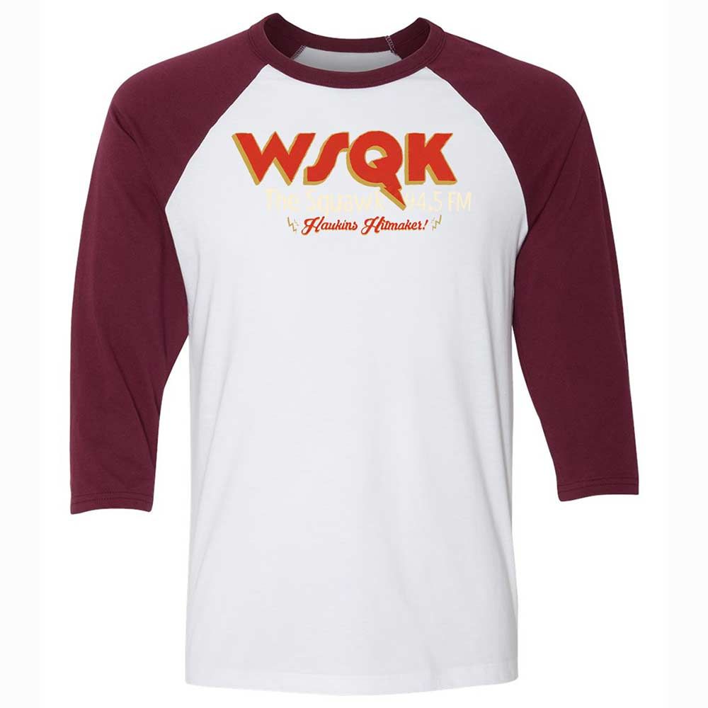 The Squawk Radio - White/Maroon - 7
