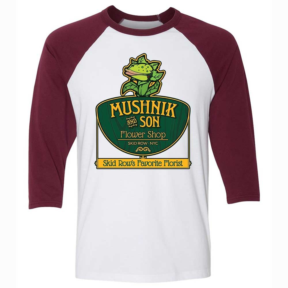 Unisex 3/4 Baseball Tee - L7Z7S9G7 - White/Maroon - 7