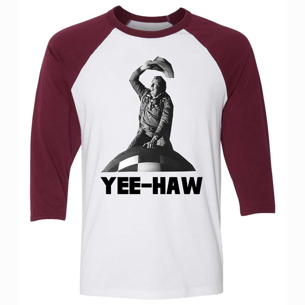 Yee-haw - White/Maroon - 7