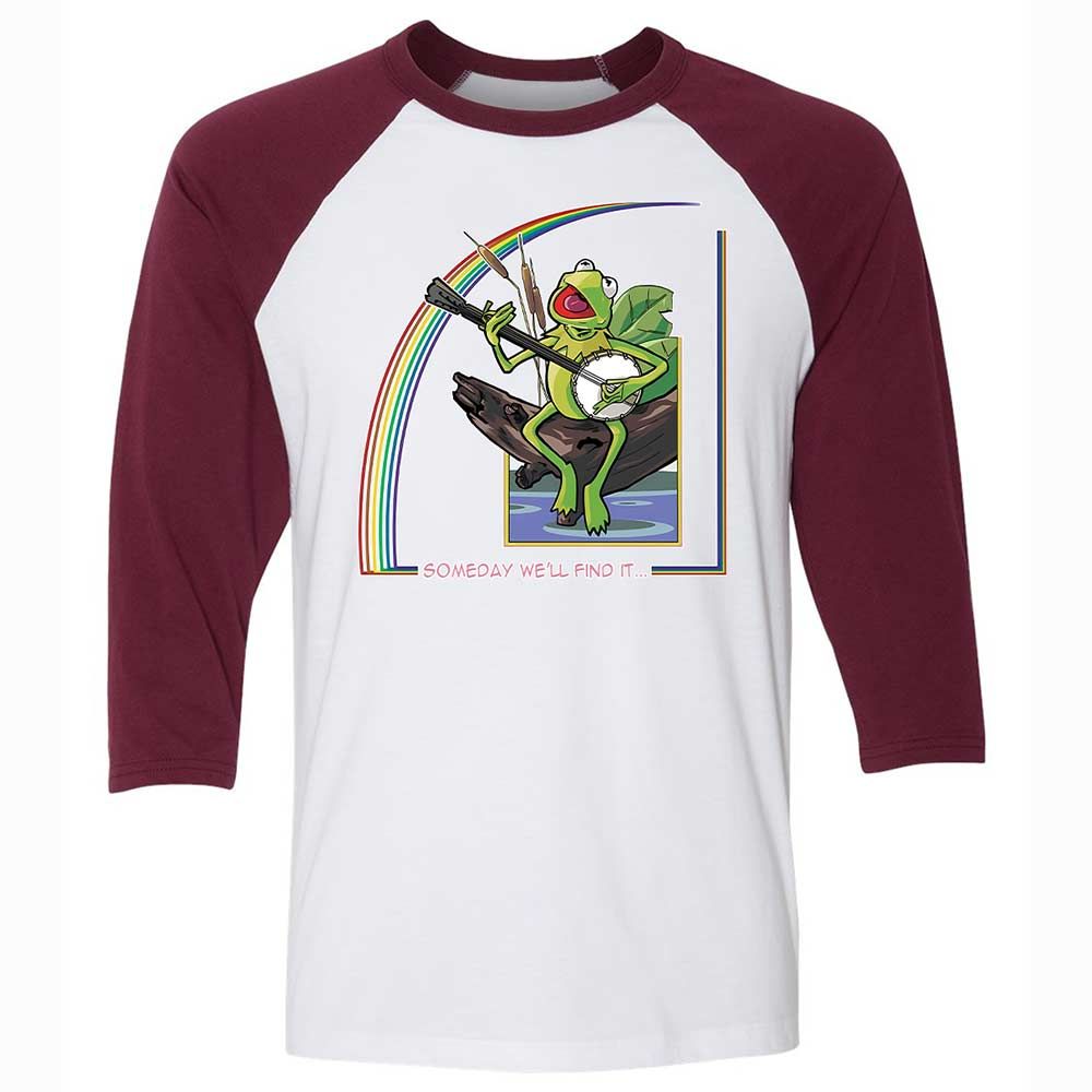 Someday we'll find it... - White/Maroon - 7