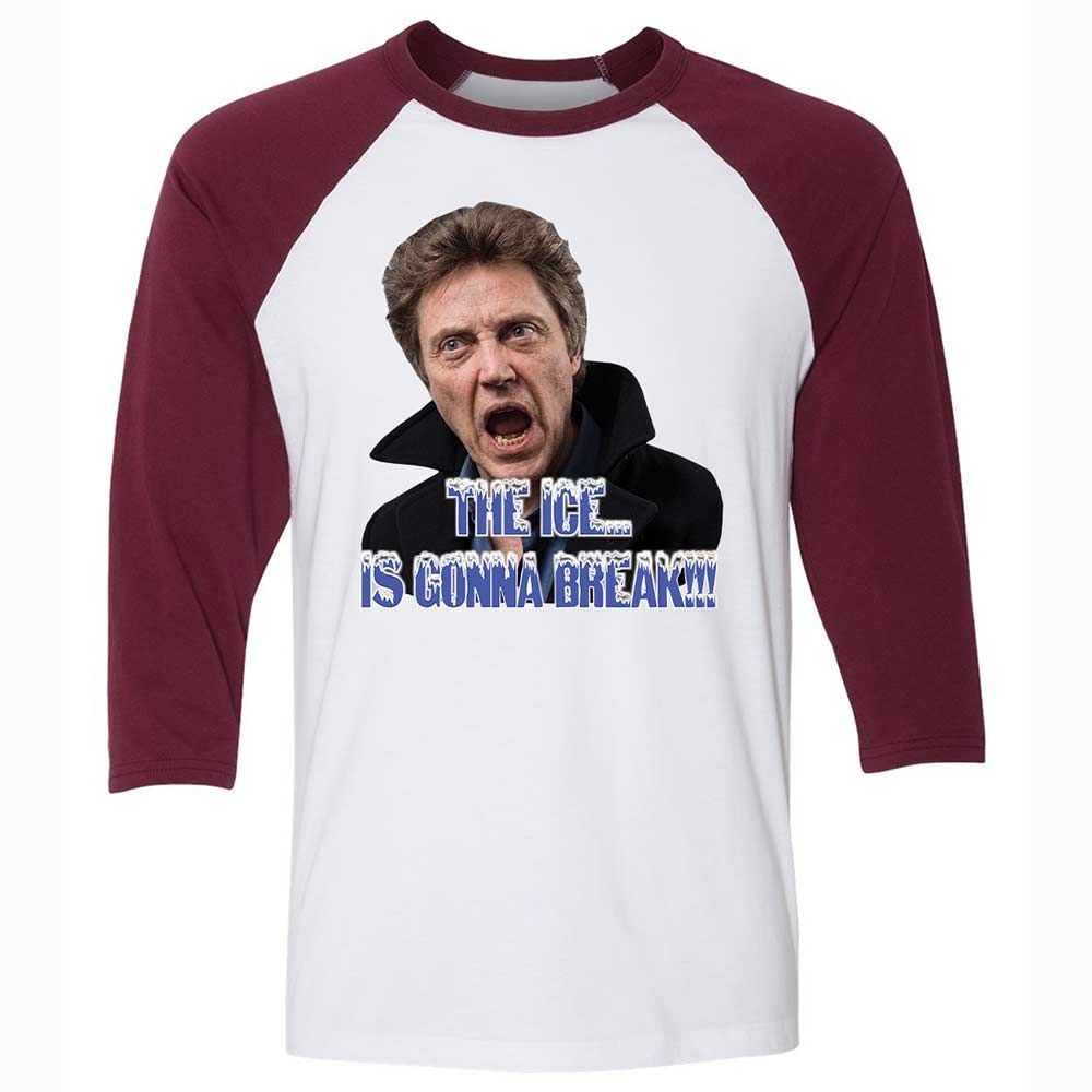 Unisex 3/4 Baseball Tee - 7AYBW49D - White/Maroon - 7