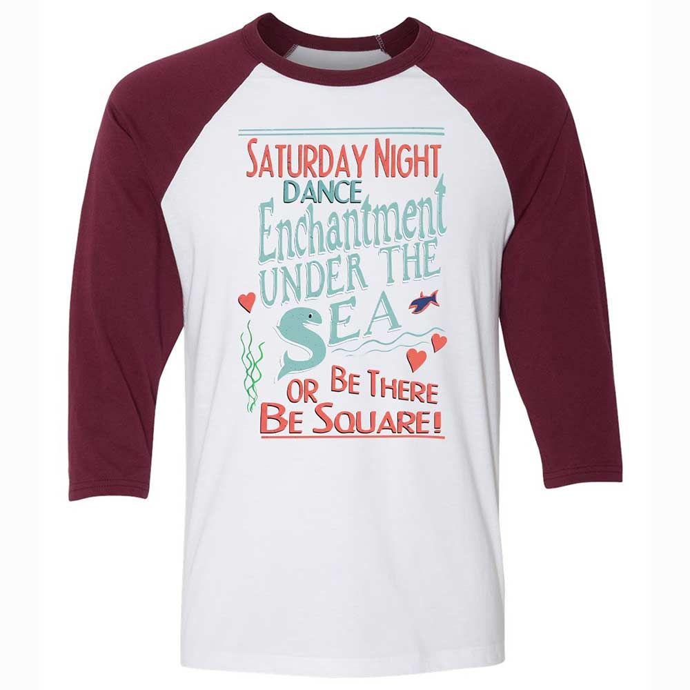 Enchantment Under the Sea Dance - White/Maroon - 7