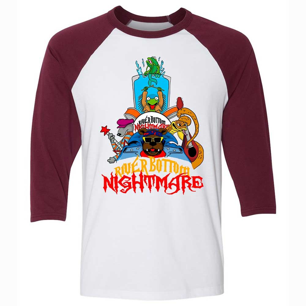 The River Bottom Nightmare Band - White/Maroon - 7