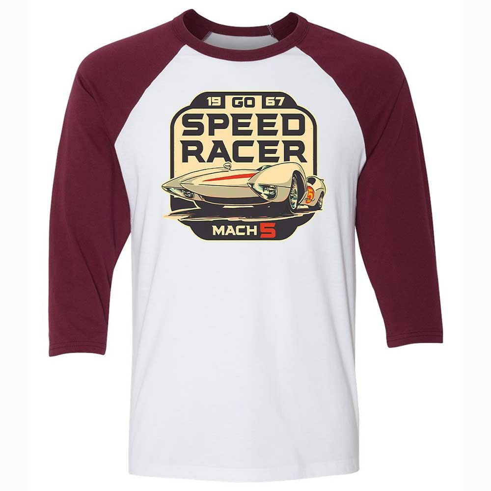 Speed Racer - White/Maroon - 7