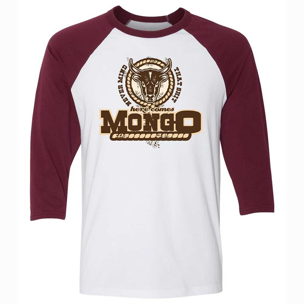 Here comes Mongo - White/Maroon - 7