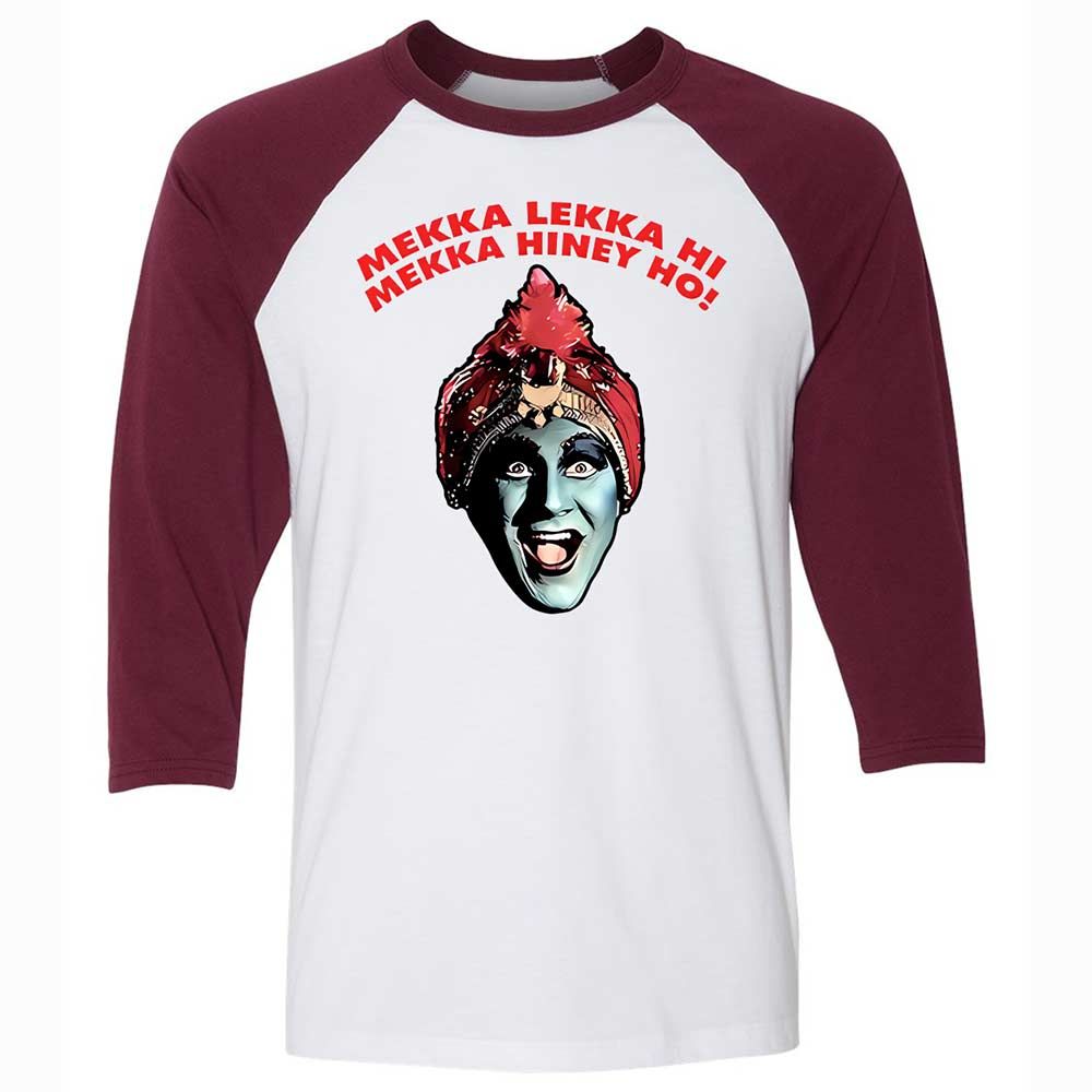 Unisex 3/4 Baseball Tee - U4QBS7TT - White/Maroon - 7