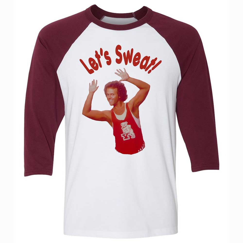 Unisex 3/4 Baseball Tee - KRYUK1FA - White/Maroon - 7