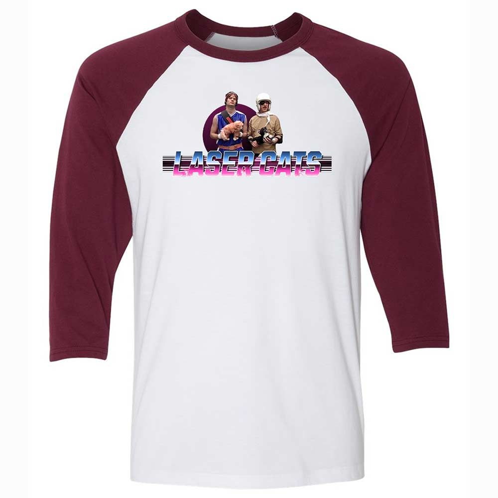 Laser Cats - White/Maroon - 7