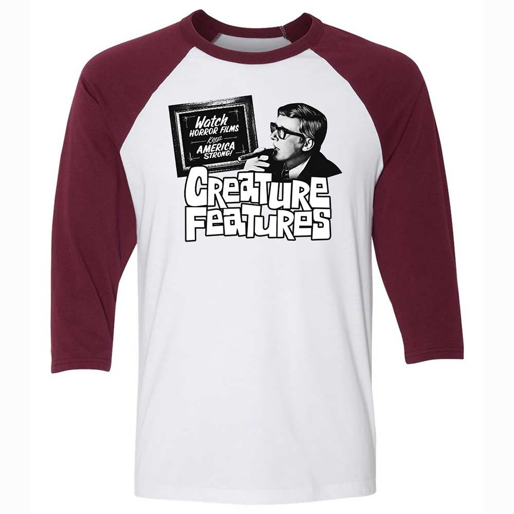 Bob Wilkins Creature Features - White/Maroon - 7