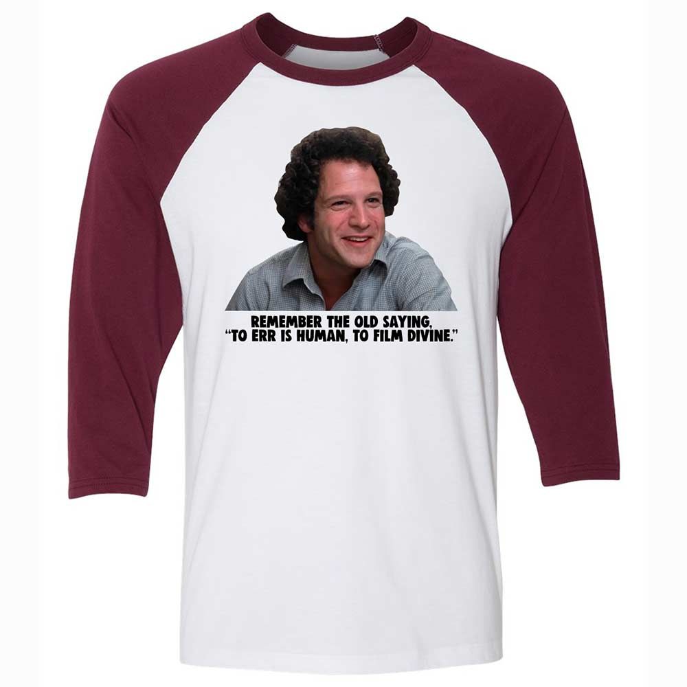 To err is human, to film divine - White/Maroon - 7