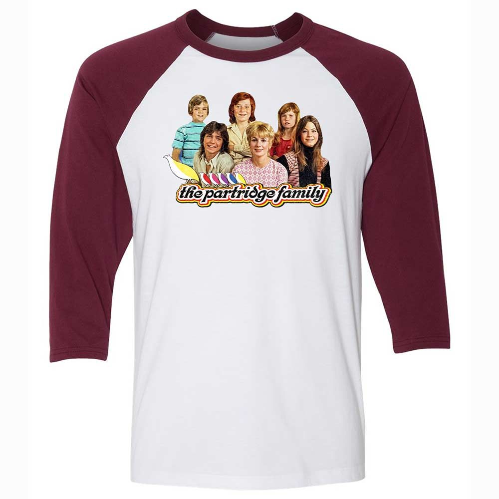 Unisex 3/4 Baseball Tee - CKJ618EC - White/Maroon - 7