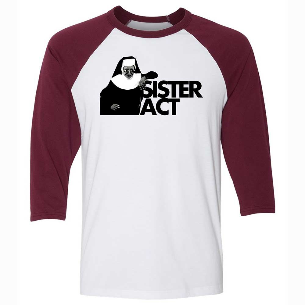 Unisex 3/4 Baseball Tee - BU32TJUS - White/Maroon - 7