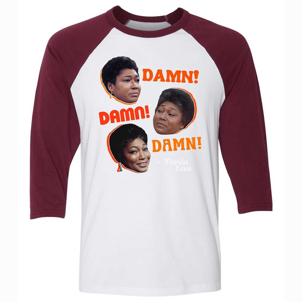 Damn! Damn! Damn! - White/Maroon - 7
