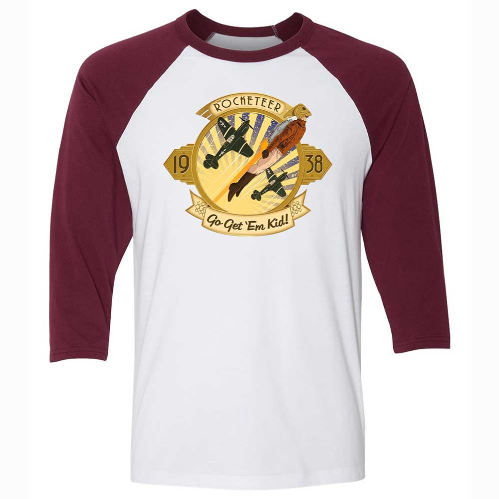 Go Get 'Em Kid - White/Maroon - 7