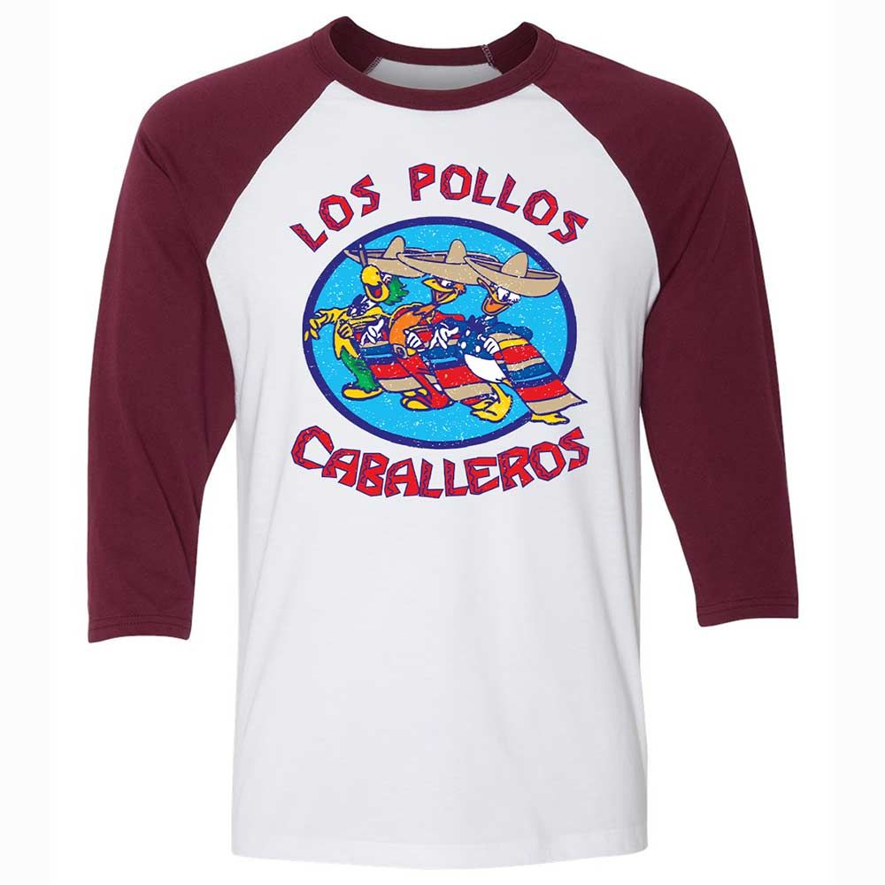Los Pollos Hermanos - White/Maroon - 7