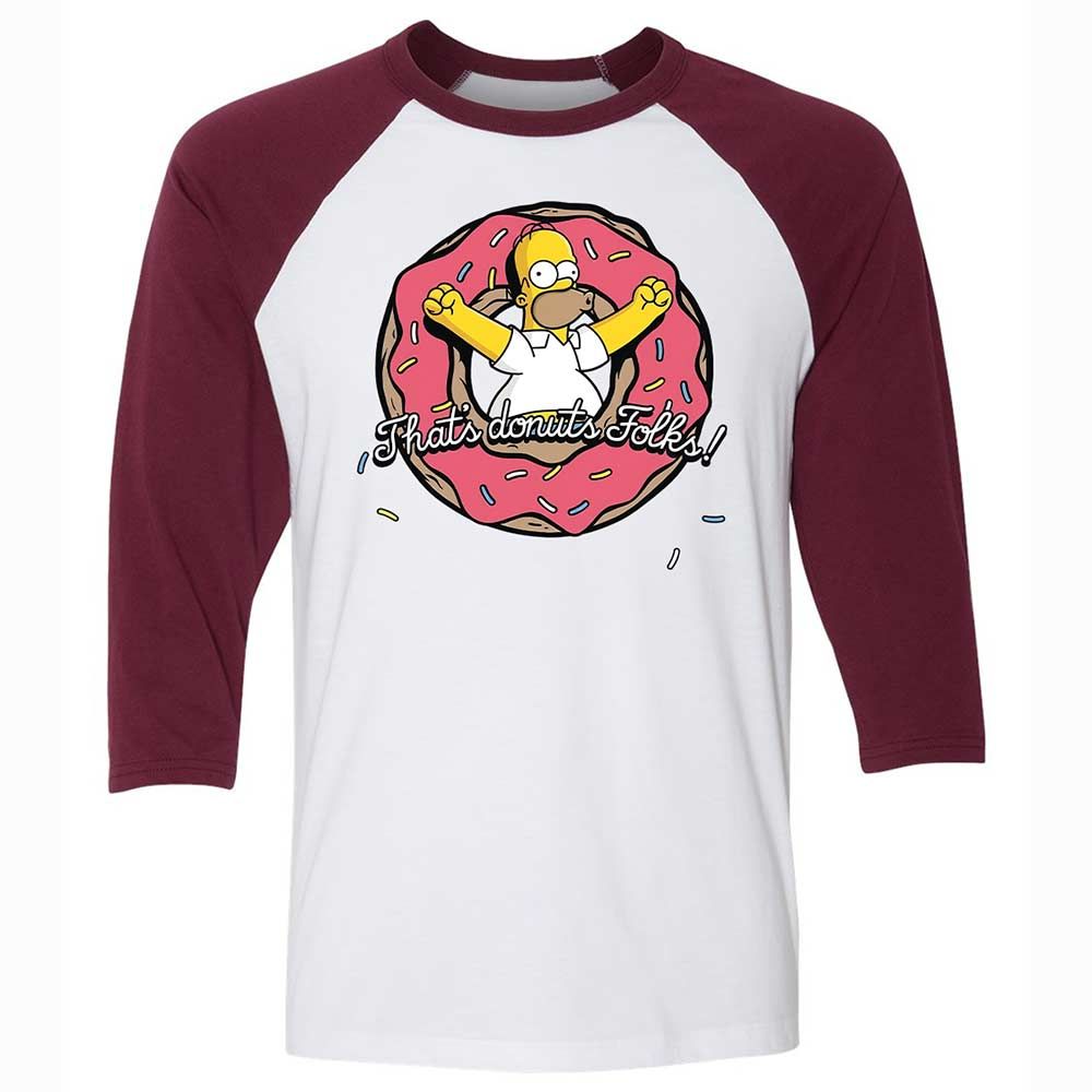 Unisex 3/4 Baseball Tee - 8XHB3RK2 - White/Maroon - 7
