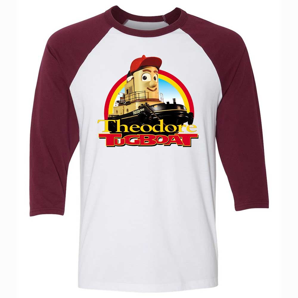 Theodore Tugboat - White/Maroon - 7